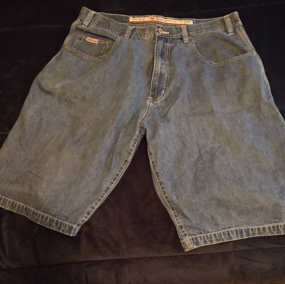 Denim shorts